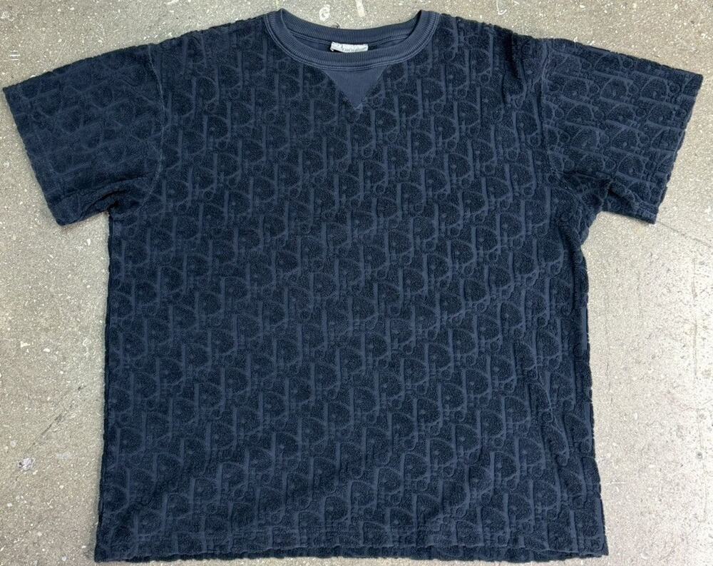 Dior Oblique Jacquard Crew Neck T-Shirt